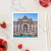 イタリア，ローマ，トレヴィの噴水 スタンダードカクテルナプキン (インサイチュ)