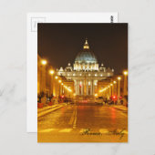 イタリア，ローマ，バチカン市 ポストカード (正面/裏面)