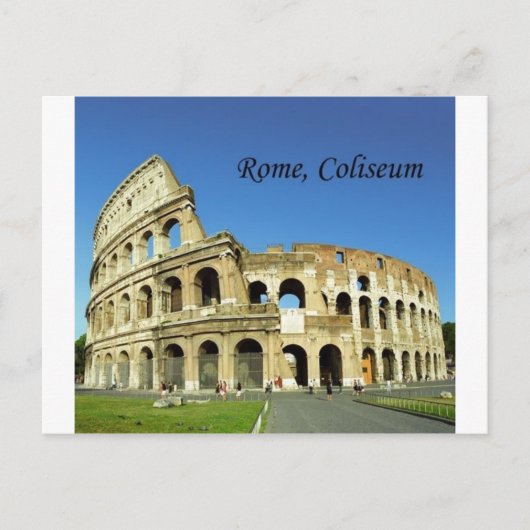 イタリア、ローマ、ローマのコロッセオ（セントK.） ポストカード (正面)