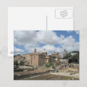イタリア、ローマ – ローマフォーラムの写真 ポストカード (正面/裏面)