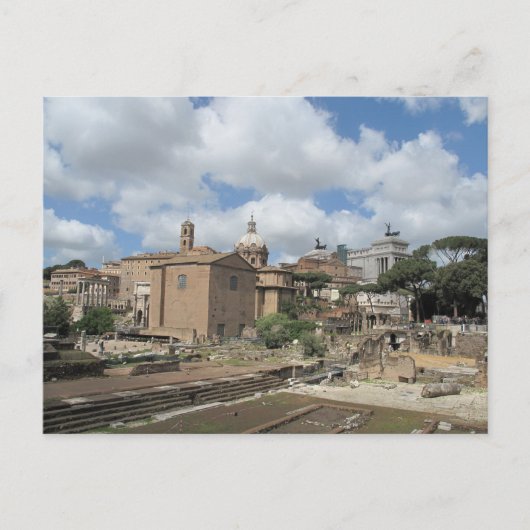 イタリア、ローマ – ローマフォーラムの写真 ポストカード (正面)