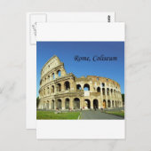 イタリア、ローマ、ローマ・コリセウム(英国) ポストカード (正面/裏面)