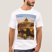 イタリア ローマ 旅行 お土産 風景 Tシャツ (正面)