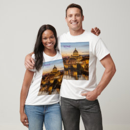 イタリア ローマ 旅行 お土産 風景 Tシャツ