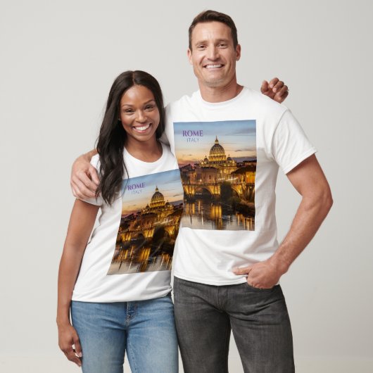 イタリア ローマ 旅行 お土産 風景 Tシャツ (ユニセックス)