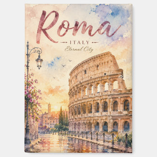 イタリア ローマ 水彩画 マグネット