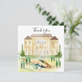 イタリア ヴィラ ウェディング サンクス 招待状 (スタンド正面)