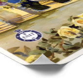 イタリア・ヴィンテージ旅行ポスター ポスター (角)