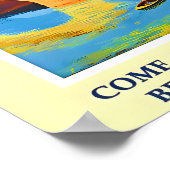 イタリア・ヴィンテージ旅行ポスター ポスター (角)