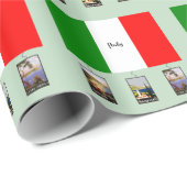 イタリア – ヴィンテージ旅行ポスター ラッピングペーパー (ロールコーナー)