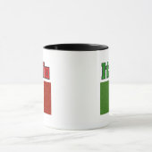 イタリア ヴィンテージ フラグ コーヒーマグ マグカップ (中央)