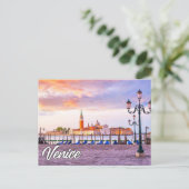 イタリア,ヴェニスからこんにちは ポストカード (スタンド正面)