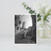 イタリア，ヴェネチア建築，橋と教会 ポストカード (スタンド正面)