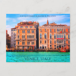 イタリア・ヴェネチア – グカラフルランドカナル写真 ポストカード