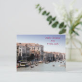 イタリア,ヴェネツィアからのメリークリスマス シーズンポストカード (スタンド正面)