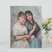 イタリア，ヴェネツィアから2人の美しい女性 カード (スタンド正面)