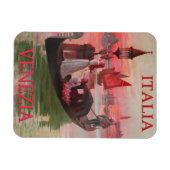 イタリア・ヴェネツィアのカップル マグネット (横)