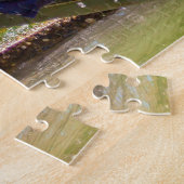 イタリア，ヴェネツィアのゴンドラに乗った船員 ジグソーパズル (側面)