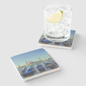 イタリア,ヴェネツィアのゴンドラ ストーンコースター (横)