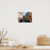 イタリア，ヴェネツィアのゴンドラ ポスター (キッチン)