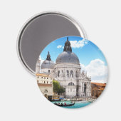 イタリア，ヴェネツィアのサンタマリア大聖堂 マグネット (正面/裏面)