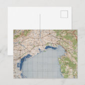 イタリア,ヴェネツィアの地図 ポストカード (正面/裏面)