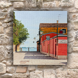 イタリア，ヴェネツィアの孤独な路地 ジグソーパズル