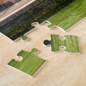 イタリア，ヴェネツィアの宮殿の美しいファサード ジグソーパズル (側面)