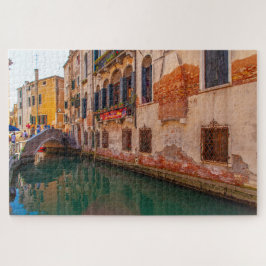 イタリア ヴェネツィアの宮殿の美しい景観 ジグソーパズル