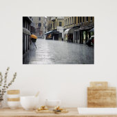 イタリア，ヴェネツィアの暴風雨 ポスター (キッチン)