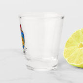 イタリア，ヴェネツィアの武器のコート ショットグラス (右)