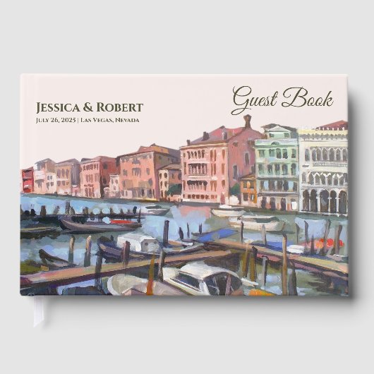 イタリア，ヴェネツィアの絵画 ゲストブック (正面)