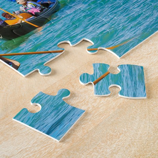 イタリア,ヴェネツィアの美しい歴史都市 ジグソーパズル (側面)