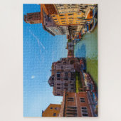 イタリア，ヴェネツィアの美しい風光明媚な運河 ジグソーパズル (縦)