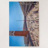 イタリア，ヴェネツィアの群衆とサンマルコ広場のビュー ジグソーパズル (縦)