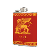 イタリア·ヴェネツィアの翼を持つライオン フラスク (左)