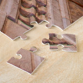 イタリア，ヴェネツィアの運河の風光明媚な景色 ジグソーパズル (側面)