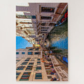 イタリア，ヴェネツィアの運河の風光明媚な景色 ジグソーパズル (縦)