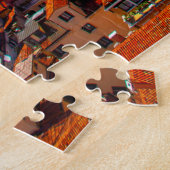 イタリア,ヴェネツィアの風光明媚な街並み ジグソーパズル (側面)