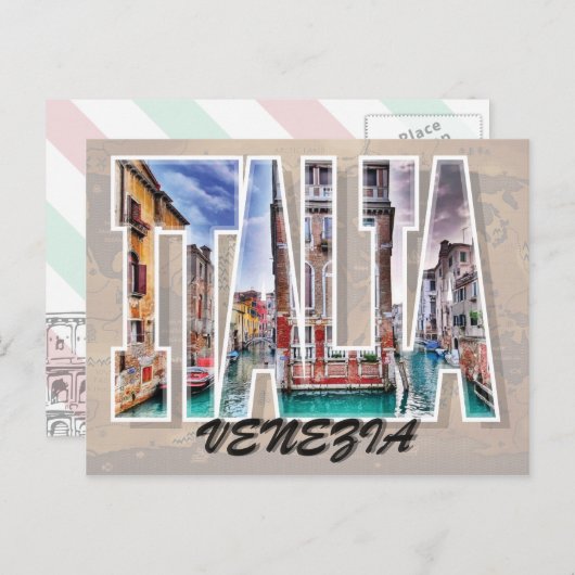 イタリア・ヴェネツィアはがき ポストカード (正面/裏面)