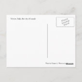 イタリア・ヴェネツィアはがき ポストカード (裏面)