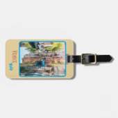 イタリア,ヴェネツィアヴィンテージ ラゲッジタグ (正面横)