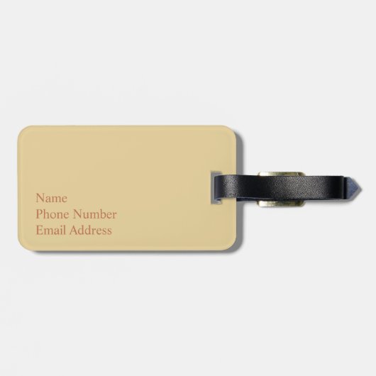 イタリア,ヴェネツィアヴィンテージ ラゲッジタグ (裏面横)