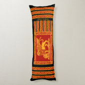 イタリア，ヴェネツィア国旗 ボディピロー (裏面 (縦))