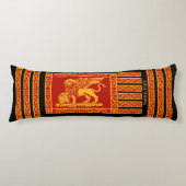 イタリア，ヴェネツィア国旗 ボディピロー (正面)