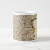 イタリア·ヴェネツィア地域地図 ジャンボコーヒーマグカップ (正面)