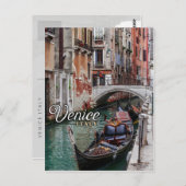 イタリア・ヴェネツィア旅行 ポストカード (正面/裏面)