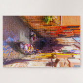 イタリア,ヴェネツィア運河のゴンドラの景勝地 ジグソーパズル (横)