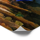 イタリア，ヴェネツィア運河 ポスター (角)