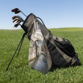 イタリア，ヴェネツィア，ため息の橋 ゴルフタオル (グリーン)